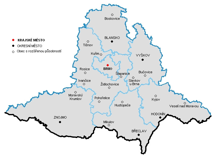 Obsluhujeme celý Jihomoravský kraj