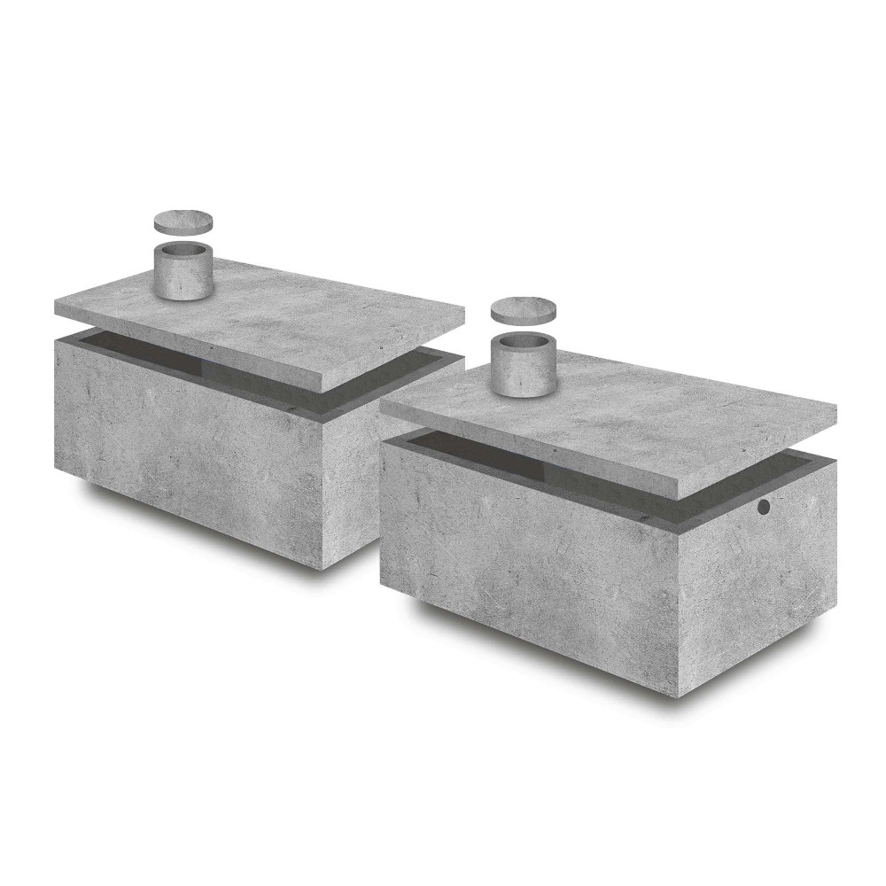 Vícekomorové betonové jímky