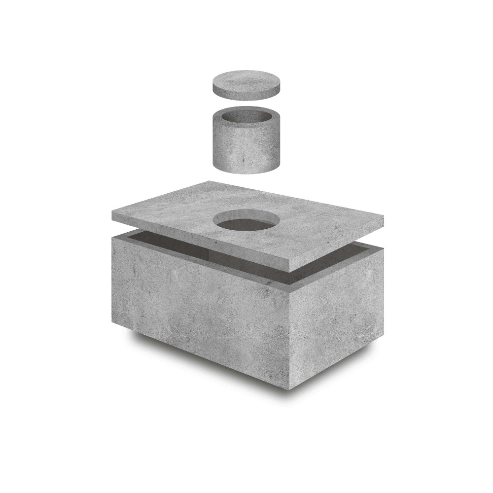 Jednokomorové betonové jímky