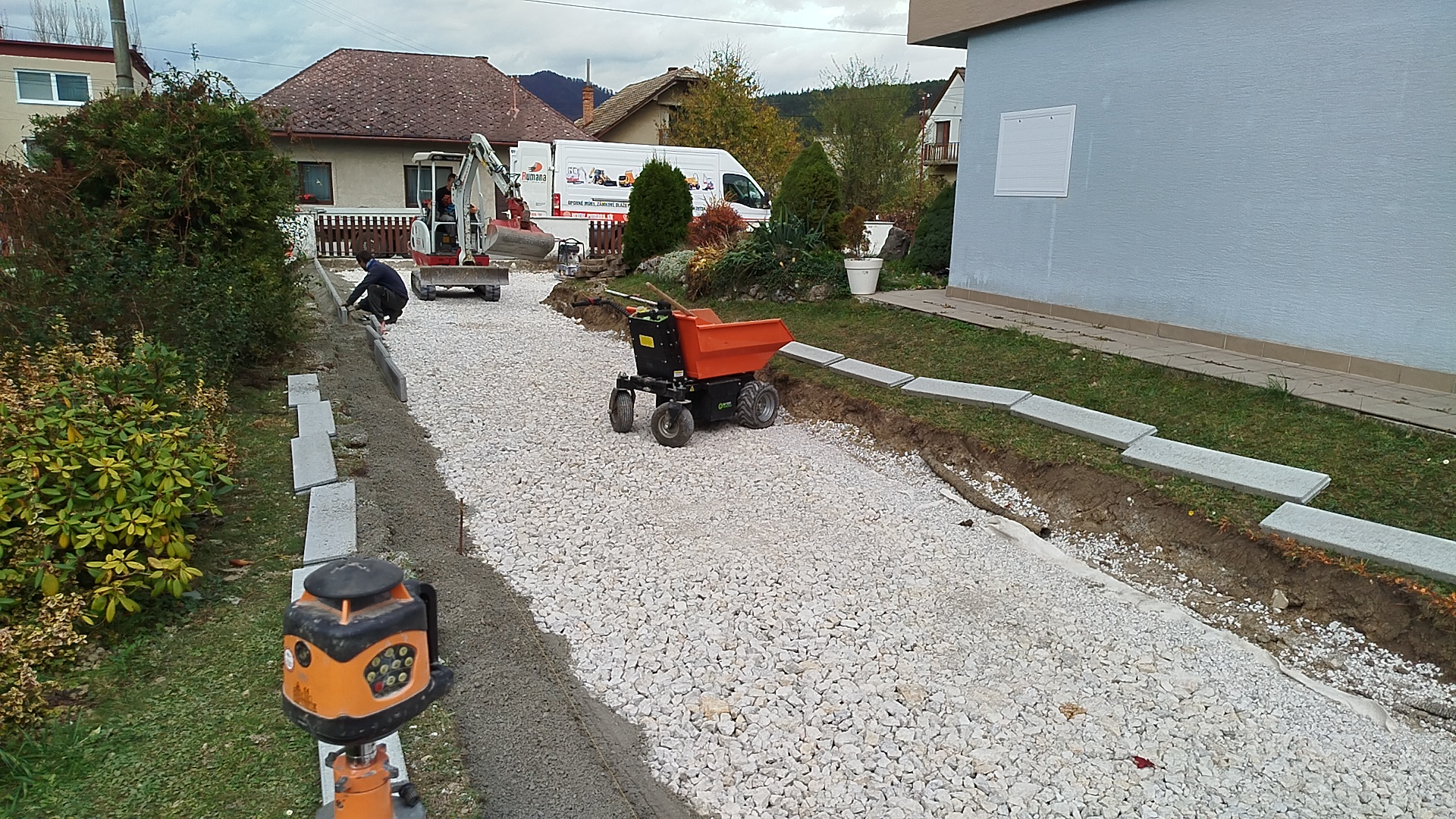 Zemné práce Bytča | Výkopové služby a terénne úpravy Rumana